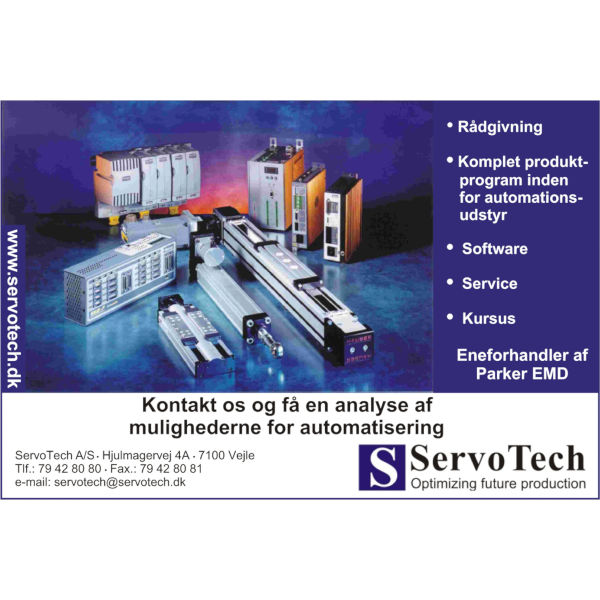 ServoTech Annonce 2001